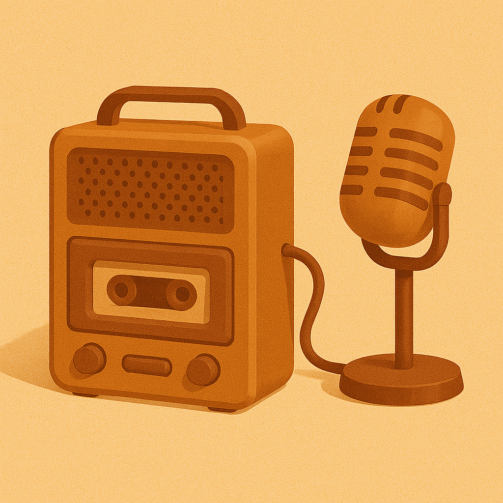 Vintage tape recorder